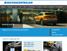 Tablet Screenshot of motorcentralenumea.se